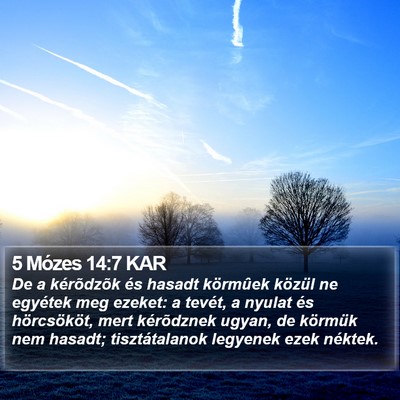 5 Mózes 14:7 KAR Bible Verse Image