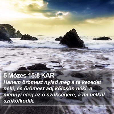 5 Mózes 15:8 KAR Bible Verse Image