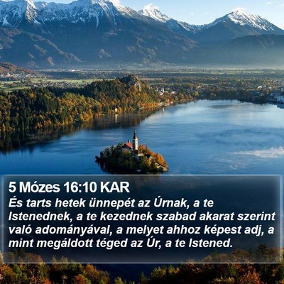 5 Mózes 16:10 KAR Bible Verse Image
