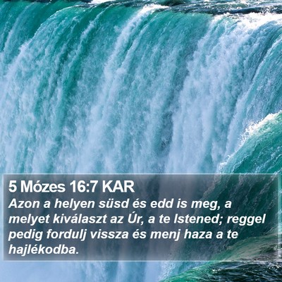 5 Mózes 16:7 KAR Bible Verse Image