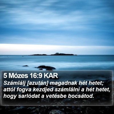 5 Mózes 16:9 KAR Bible Verse Image