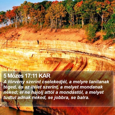 5 Mózes 17:11 KAR Bible Verse Image