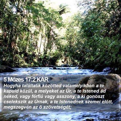 5 Mózes 17:2 KAR Bible Verse Image
