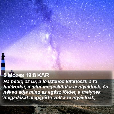 5 Mózes 19:8 KAR Bible Verse Image