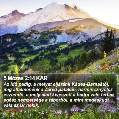 5 Mózes 2:14 KAR Bible Verse Image