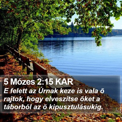 5 Mózes 2:15 KAR Bible Verse Image