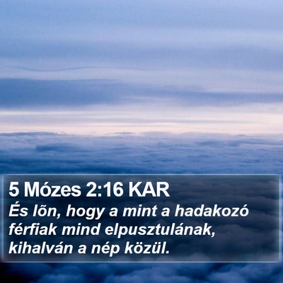 5 Mózes 2:16 KAR Bible Verse Image