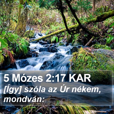 5 Mózes 2:17 KAR Bible Verse Image