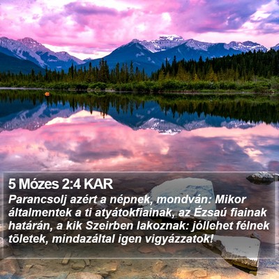 5 Mózes 2:4 KAR Bible Verse Image