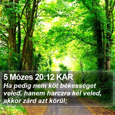 5 Mózes 20:12 KAR Bible Verse Image