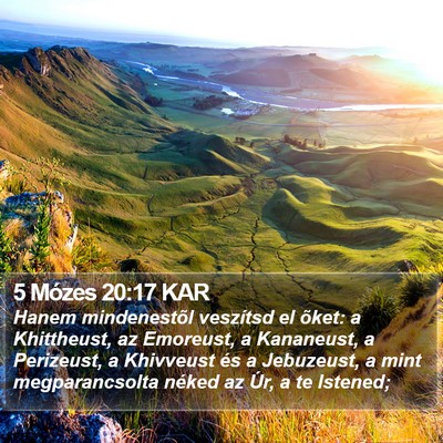 5 Mózes 20:17 KAR Bible Verse Image