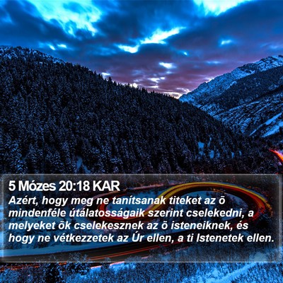 5 Mózes 20:18 KAR Bible Verse Image