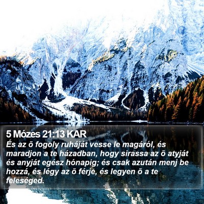 5 Mózes 21:13 KAR Bible Verse Image