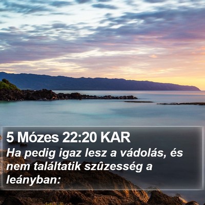 5 Mózes 22:20 KAR Bible Verse Image