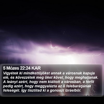 5 Mózes 22:24 KAR Bible Verse Image