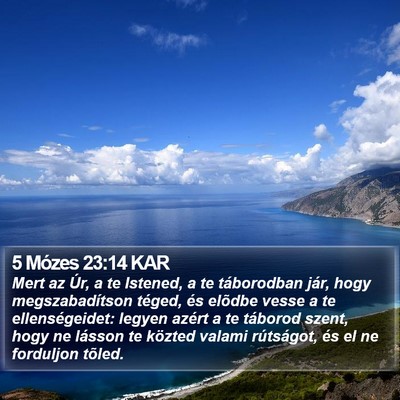 5 Mózes 23:14 KAR Bible Verse Image