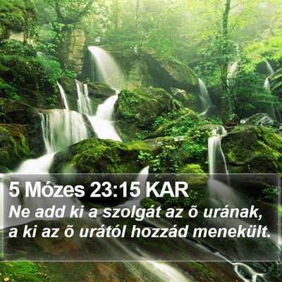 5 Mózes 23:15 KAR Bible Verse Image