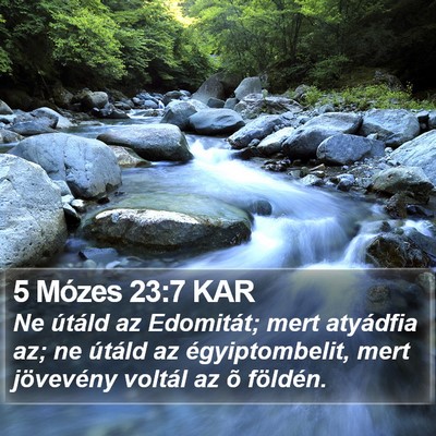 5 Mózes 23:7 KAR Bible Verse Image