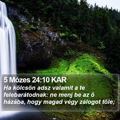 5 Mózes 24:10 KAR Bible Verse Image