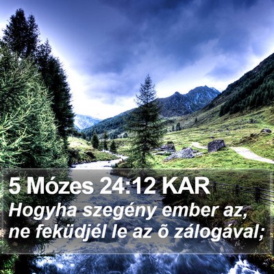 5 Mózes 24:12 KAR Bible Verse Image