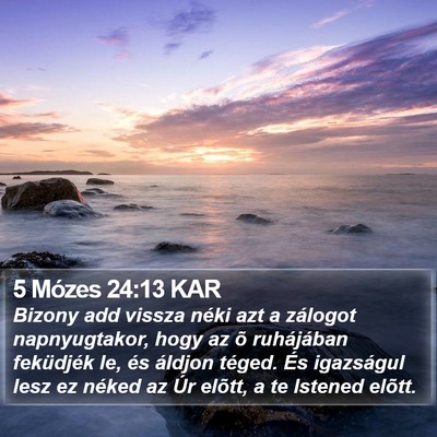 5 Mózes 24:13 KAR Bible Verse Image