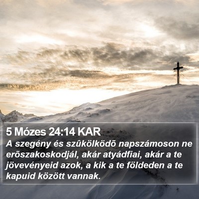 5 Mózes 24:14 KAR Bible Verse Image