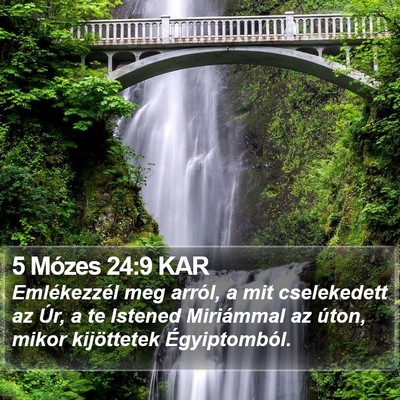 5 Mózes 24:9 KAR Bible Verse Image