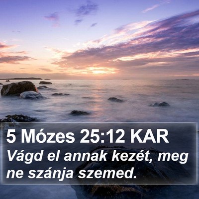 5 Mózes 25:12 KAR Bible Verse Image