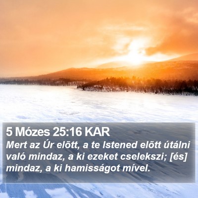 5 Mózes 25:16 KAR Bible Verse Image