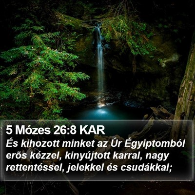 5 Mózes 26:8 KAR Bible Verse Image