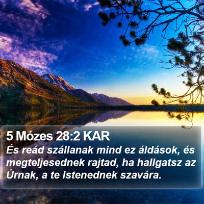 5 Mózes 28:2 KAR Bible Verse Image