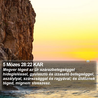 5 Mózes 28:22 KAR Bible Verse Image