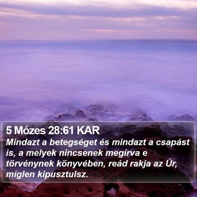 5 Mózes 28:61 KAR Bible Verse Image