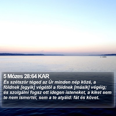 5 Mózes 28:64 KAR Bible Verse Image