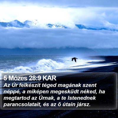 5 Mózes 28:9 KAR Bible Verse Image