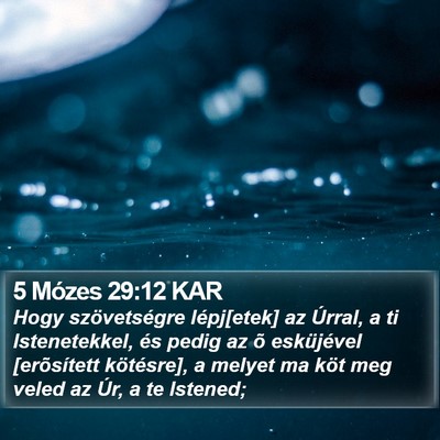 5 Mózes 29:12 KAR Bible Verse Image