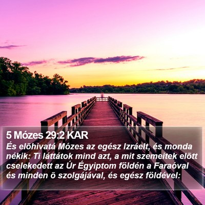 5 Mózes 29:2 KAR Bible Verse Image
