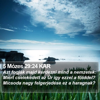 5 Mózes 29:24 KAR Bible Verse Image