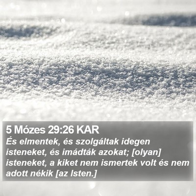 5 Mózes 29:26 KAR Bible Verse Image