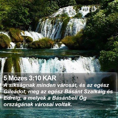 5 Mózes 3:10 KAR Bible Verse Image