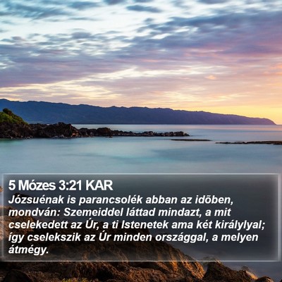 5 Mózes 3:21 KAR Bible Verse Image