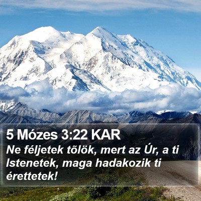 5 Mózes 3:22 KAR Bible Verse Image