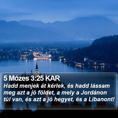 5 Mózes 3:25 KAR Bible Verse Image