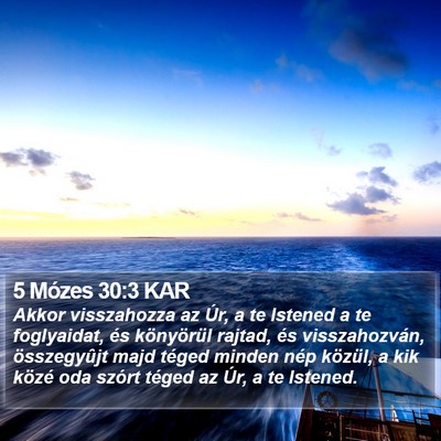 5 Mózes 30:3 KAR Bible Verse Image