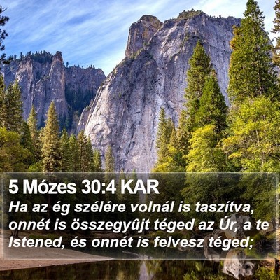 5 Mózes 30:4 KAR Bible Verse Image