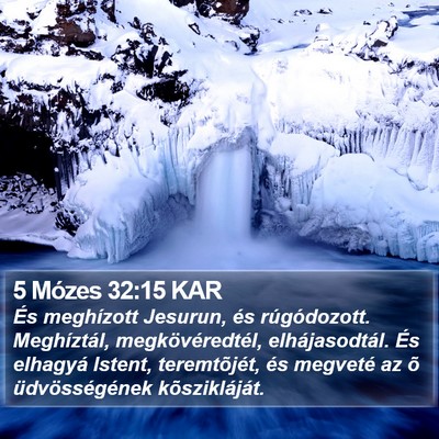 5 Mózes 32:15 KAR Bible Verse Image