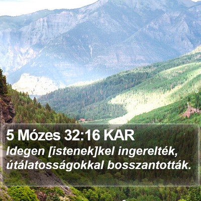 5 Mózes 32:16 KAR Bible Verse Image