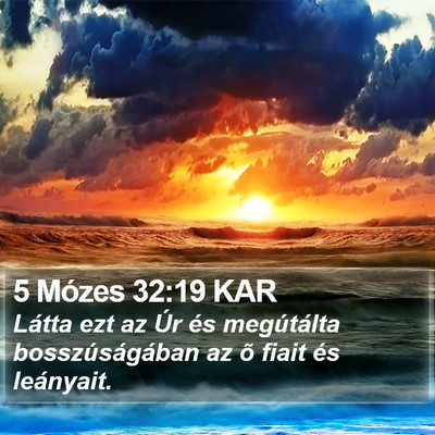 5 Mózes 32:19 KAR Bible Verse Image