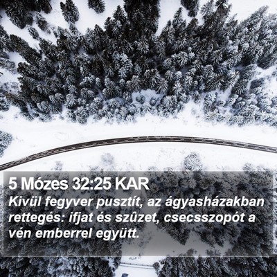 5 Mózes 32:25 KAR Bible Verse Image