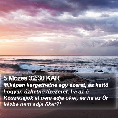 5 Mózes 32:30 KAR Bible Verse Image